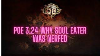 POE 3.24 WHY SOUL EATER WAS NERFED , CYCLONE OF TUMULT + 600 SOUL EATER STACKS SERVER ON FIRE!