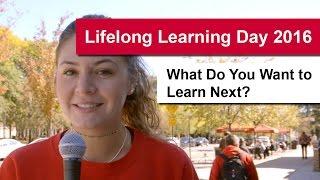 What Do You Want to Learn Next?