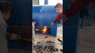 Household wood straw charcoal making machine carbonization furnace