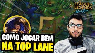 Você Sabe Como JOGAR na TOP LANE do WILD RIFT?