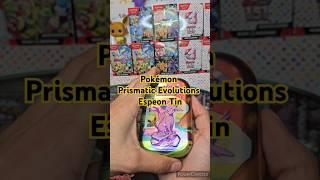 Prismatic Evolutions mini tin #pokemon #pokemontcg #prismaticevolutions #espeon #eevee #collection