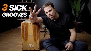 Learn 3 Sick CAJON Grooves - Cajon Lesson