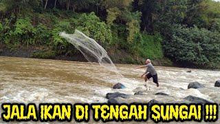 JALA IKAN DI TENGAH SUNGAI !!! TERNYATA BEGINI HASILNYA ???