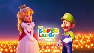 Luigi & Peach - Campfire in a field of Fire Flowers Scene | Super Luigi Movie | Part 4