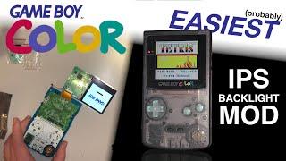 Game Boy Color Q5 IPS screen installation