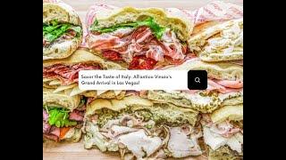 Experience Italian Sandwich Bliss at All’antico Vinaio in Las Vegas! | Must-Try Sandwich Spot!