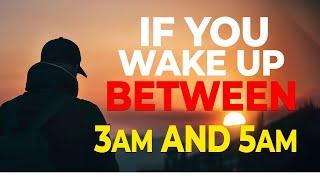 If You Wake Up Between 3am - 5am SAY This Powerful Meditation Prayer (Christian Motivation)