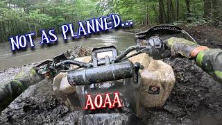 Deeper then I thought! - Can Am Renegade 1000xxc - Honda foreman 500 - AOAA