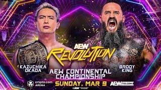 WWE 2K24 Kazuchika Okada Vs. Brody King | AEW Continental Championship | AEW Revolution 2025