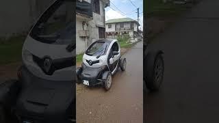 French Guiana, One manned French car.