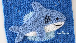 Crochet Shark - Under the Sea CAL Square 11