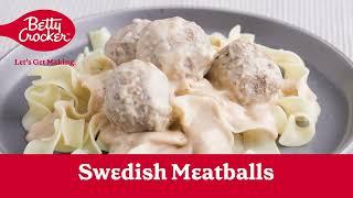 Swedish Meatballs | Betty Crocker