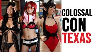 THIS IS SWIMSUIT COMIC CON COLOSSALCON TEXAS 2024 COSPLAY MUSIC VIDEO VLOG ANIME CON COLOSSAL CON