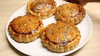 PETITES GALETTES DES ROIS AUX POMMES CONFITE AMANDES FACILE (CUISINERAPIDE)