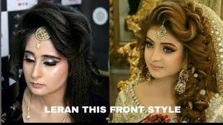 pakistani bridal hairstyle tutorial 2020  step by step | kuldeep hairstylist | bridal hairstyle