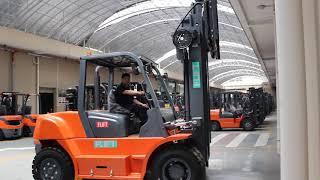 FLIFT 7 ton diesel forklift with ISUZU engine hydraulic transmission