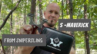 The “S-Maverick” Titanium Slingshot from Snipersling!