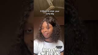 8 WAYS TO STYLE YOUR CURLY WIGFT JULIA HAIR #juliahair #waterwave #curlyhair #style