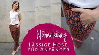 lässige Hose für Anfänger nähen (Schnittmuster Abby)