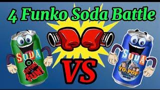 4 Funko Soda battle KeeTons Of Fun VS @yo-poptv! 2 Mystery Grail Double Soda mystery box #funko