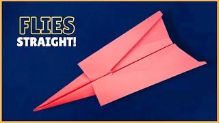 How to Make a Very Easy Paper Jet - PAPER PLANE THAT FLY VERY LONG