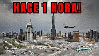 Mira cómo Dubái es tragado por el agua, Esta Es La ira de Dios? ¿Castigo divino? ! SORPRENDENTE!
