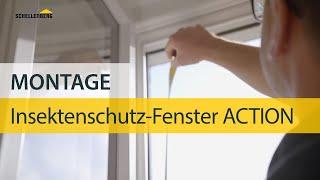 Montage: Insektenschutz-Fenster ACTION von Schellenberg