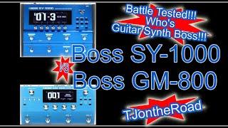 Battle Tested!!! Who's Guitar Synth Boss??? Boss SY-1000 vs Boss GM-800