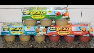 Mott’s Mighty Applesauce: Honeycrisp Apple, Pineapple Banana & Strawberry Peach Review