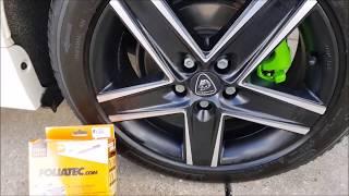 TOYOTA PRIUS PAINT BRAKE CALIPERS, ПОКРАСКА СУППОРТОВ