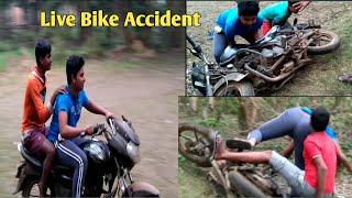 discover bike accident  bike stunts || Funny video || Tata Nexon