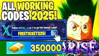 *NEW* ALL WORKING CODES FOR ARISE CROSSOVER 2025! ROBLOX ARISE CROSSOVER CODES