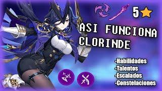 ASI ES CLORINDE NUEVO PERSONAJE ELECTRO  HABILIDADES/KIT COMPLETO | Genshin Impact Español