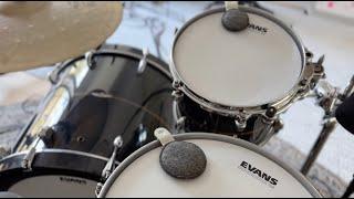 Quick demo: How to use Drops™ drum fx by Tandem Drums to improve drum tone  (wide screen)