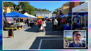 TAYLOR TV LIVE! - Sykesville Farmers Market 2025 First Look at New Layout