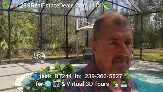 Interior, Deck and Pool area tour of 2360 19th St SW by Listing Agent 239RealEstateDeals.Com LLC 