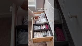 Organizing newborn and toddler dresser  #nurseryorganization #nestwithme #38weekspregnant