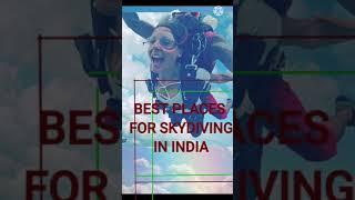 Top 7 places for skydiving in India with full description & cost #shorts