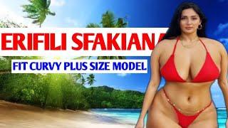 Erifili SfakianakisAmerican Brand Ambassador Plus Size Model| Curvy Model |Biography, Age,Lifestyle