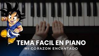 Mi Corazón Encantado SUPER FACIL!!  Para Piano Tutorial