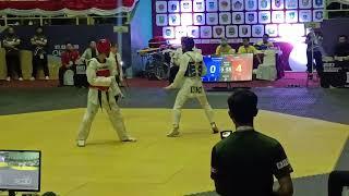 FINAL BK-PON TAEKWONDO 2023 U-58 KG PUTRA, THORIQ HAFIDZ (DKI) VS KIM YOUNG SINURAT (JABAR)