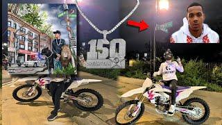 VISIT G HERBO HOOD IN CHICAGO ON 2024 YZ450F!* HOOD TOURISM *