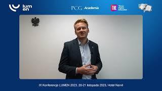 Zaproszenie na Konferencję LUMEN 2023 - Łukasz Wawer