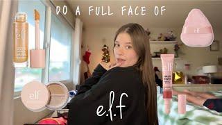 DOING A FULL FACE OF MAKEUP WITH JUST E.L.F PRODUCTS