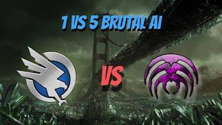 Command & Conquer- Kanes wrath 1 GDI VS 5 Brutal Reaper Scrin AI. Tiberium Gardens VI Edition