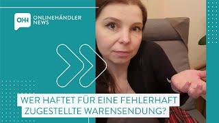 Wer haftet für eine fehlerhaft zugestellte Warensendung? – Minute Mittwoch