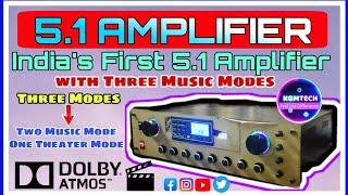 5.1 Amplifier Dolby Digital Amplifier| Optical|Coxial|5.1Channel #KGM TECH #Theatre mode setup