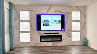 How to build a marble media wall