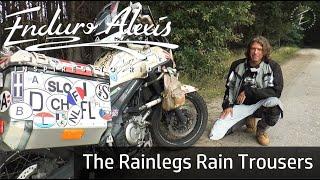Useful Motorcycling Kit Episode 6: The Rainlegs Rain Trousers with Alexis Cardes