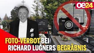 Foto-Verbot bei Richard Lugners Begräbnis